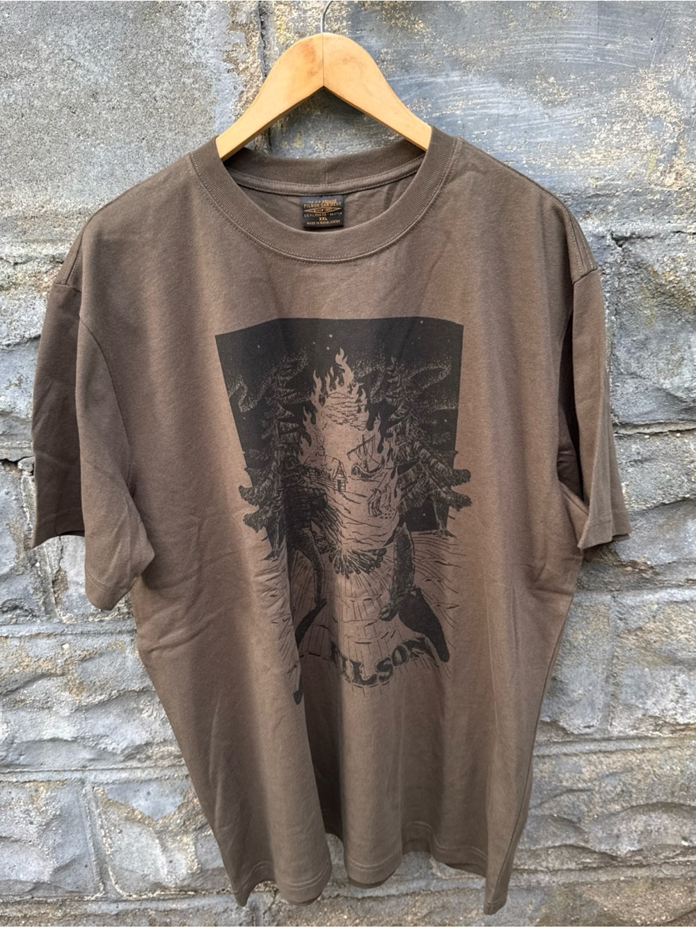 Filson T Shirt Mens XXL Green Sportsman Fishing Outdoors Hiking